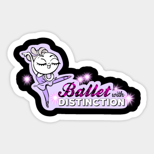 Ballerina Sparkle Bunny Sticker